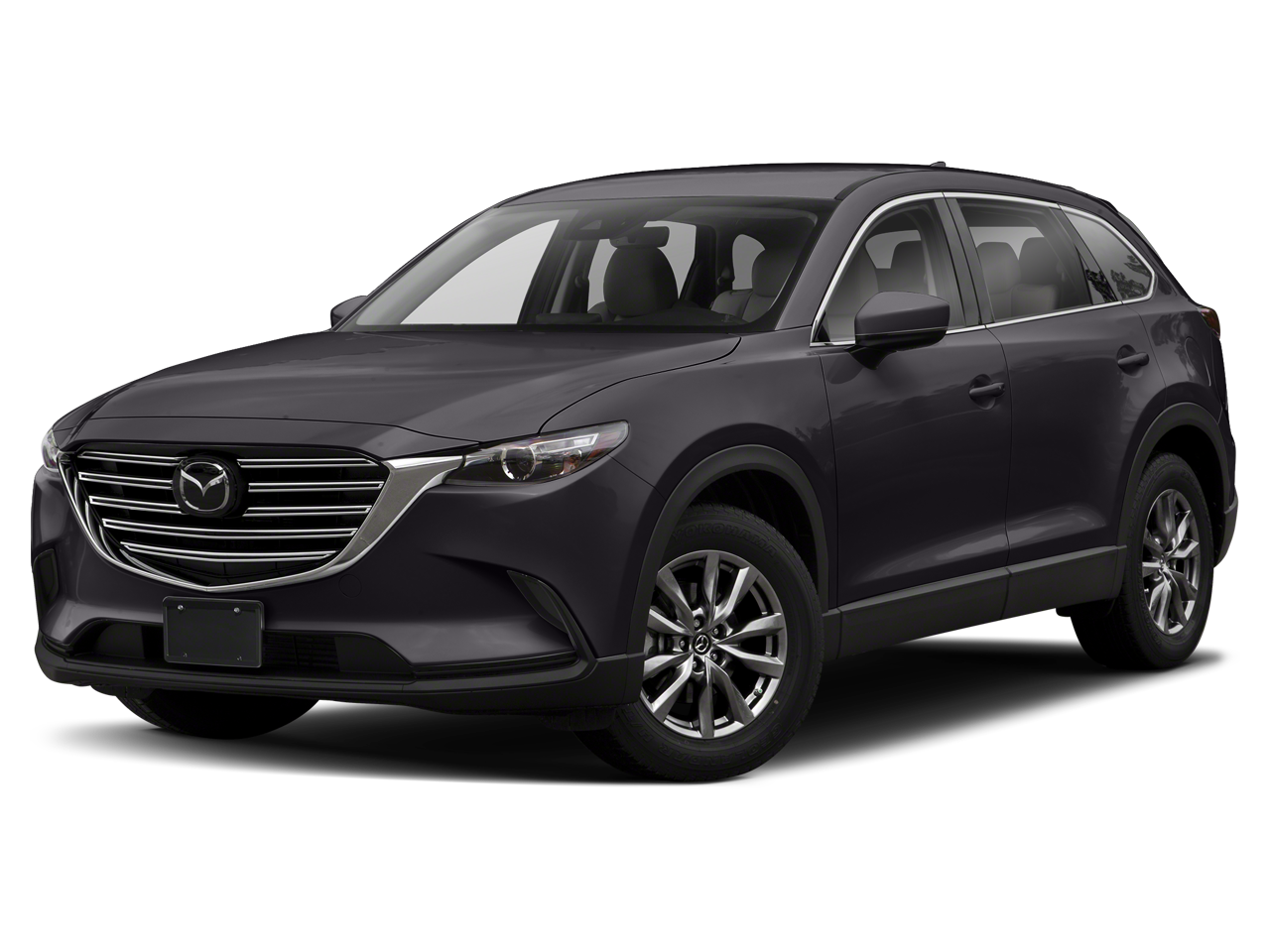 2020 Mazda Mazda CX-9 Touring in Machine Gray Metallic — front three-quarter view