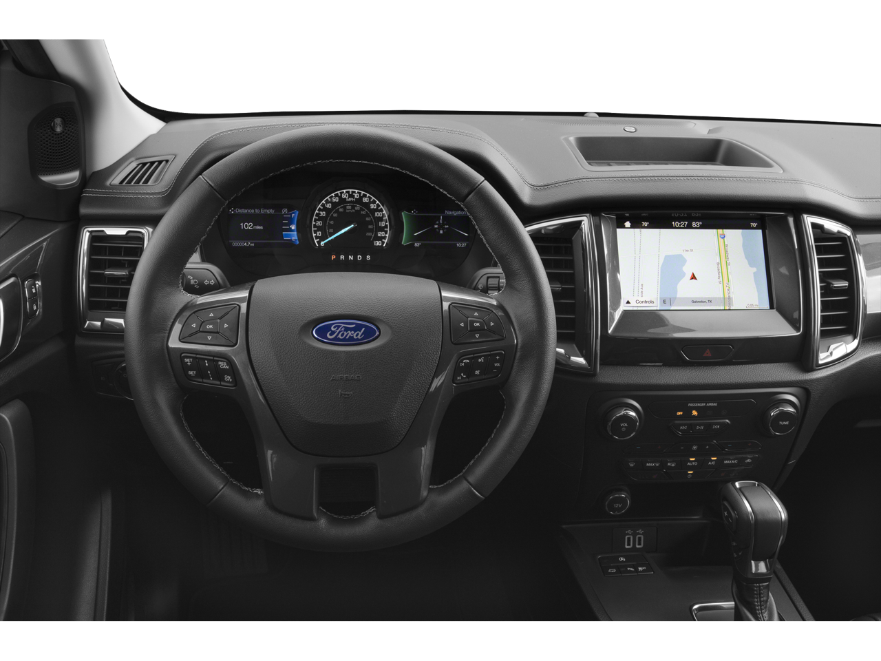 2019 Ford Ranger — interior view