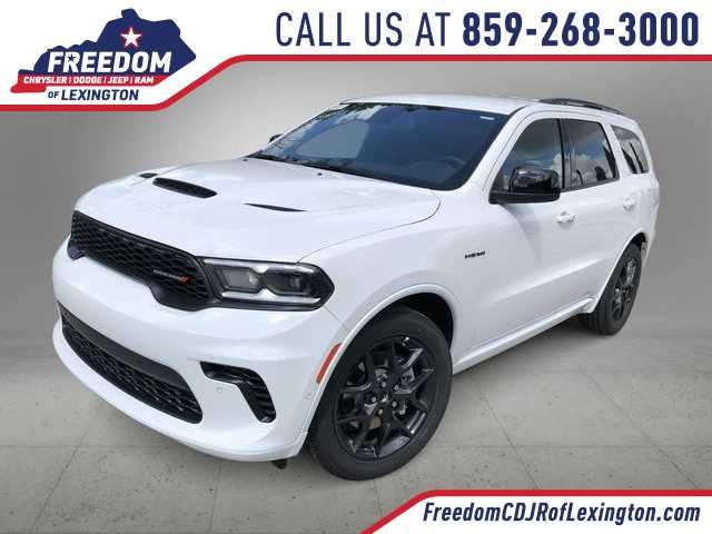 2026 Dodge Durango DURANGO GT AWD HEMI V8 in White Knuckle Clear-Coat Exterior Paint — front three-quarter view