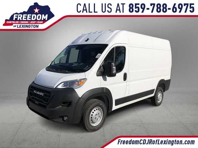 2026 RAM ProMaster RAM PROMASTER 1500 TRADESMAN CARGO VAN HIGH ROOF 136' WB in Bright White Clear-Coat Exterior Paint — front...