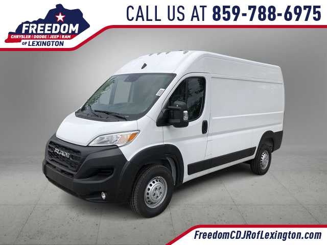 2026 RAM ProMaster RAM PROMASTER 1500 TRADESMAN CARGO VAN HIGH ROOF 136' WB in Bright White Clear-Coat Exterior Paint — front...