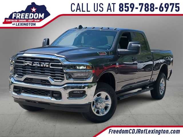 2026 RAM 2500 RAM 2500 TRADESMAN CREW CAB 4X4 6'4' BOX in Granite Crystal Metallic Clear-Coat Exterior Paint — front three-quarter view