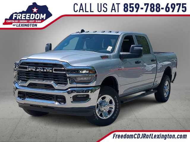 2026 RAM 2500 RAM 2500 TRADESMAN CREW CAB 4X4 6'4' BOX in Silver-Zynith Exterior Paint — front three-quarter view