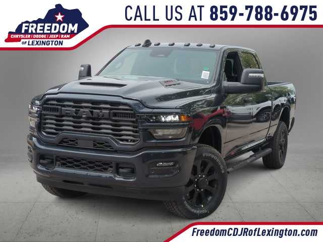 2026 RAM 2500 RAM 2500 BLACK EXPRESS CREW CAB 4X4 6'4' BOX in Forged Blue Metallic Exterior Paint — front three-quarter view