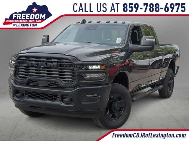 2026 RAM 2500 RAM 2500 TRADESMAN CREW CAB 4X4 6'4' BOX in Granite Crystal Metallic Clear-Coat Exterior Paint — front three-quarter view