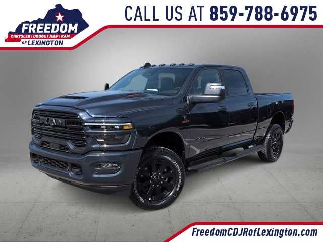 2026 RAM 2500 RAM 2500 LARAMIE CREW CAB 4X4 6'4' BOX in Forged Blue Metallic Exterior Paint — front three-quarter view