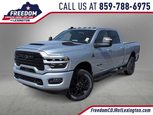 2026 RAM 2500 RAM 2500 LARAMIE CREW CAB 4X4 6'4' BOX in Silver-Zynith Exterior Paint — front three-quarter view