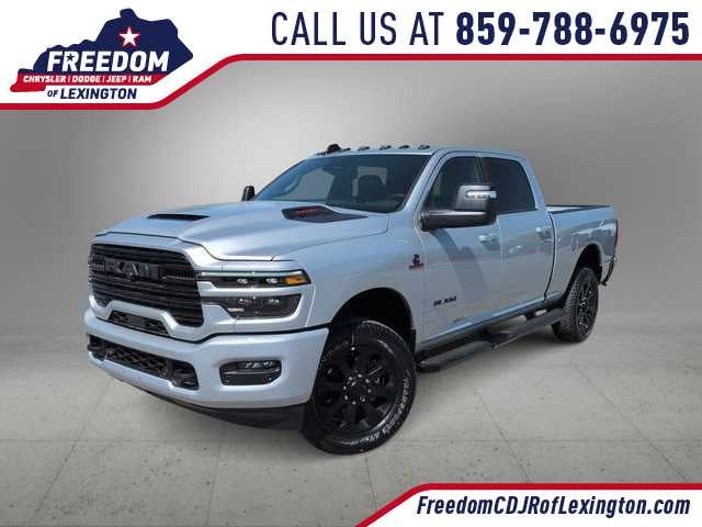 2026 RAM 2500 RAM 2500 LARAMIE CREW CAB 4X4 6'4' BOX in Silver-Zynith Exterior Paint — front three-quarter view
