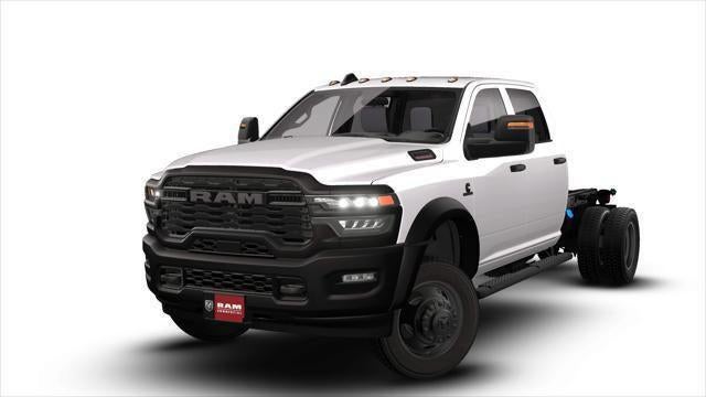 2026 RAM Ram 5500 Chassis Cab RAM 5500 TRADESMAN CHASSIS CREW CAB 4X4 60' CA in Bright White Clear-Coat Exterior Paint — front...