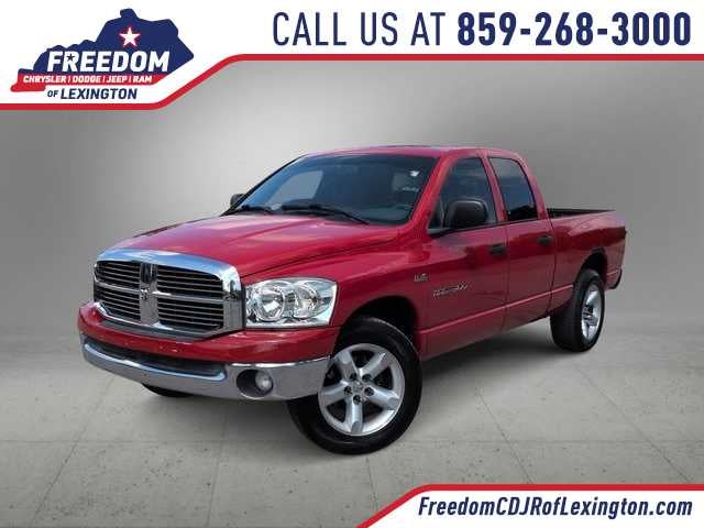 2007 Dodge Ram 1500 SLT in Red — front three-quarter view