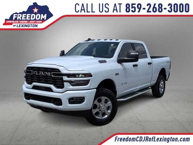 2025 RAM 2500 Big Horn in Bright White Clearcoat — front three-quarter view
