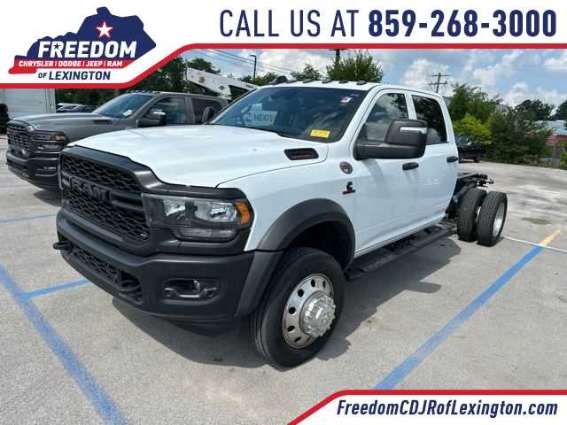 2024 RAM 4500 Chassis Cab Tradesman in Bright White Clearcoat — front three-quarter view