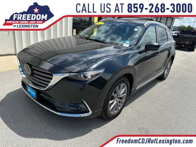 2022 Mazda Mazda CX-9 Grand Touring in Jet Black Mica — front three-quarter view