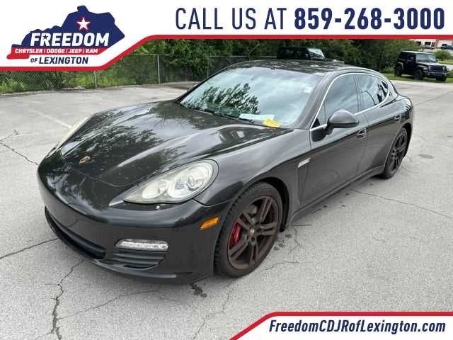 2010 Porsche Panamera S in Black — front three-quarter view